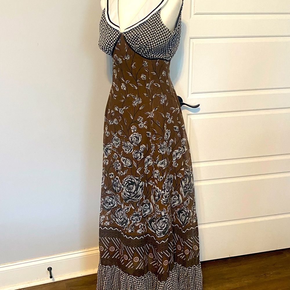 Vintage Jerell of Texas 1970’s Maxi Dress Size XS